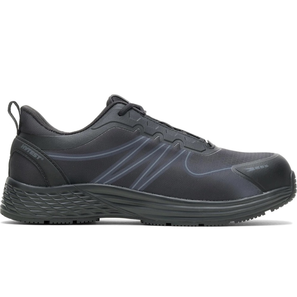 Sleek Black Athletic Sneakers brand : hytest surge